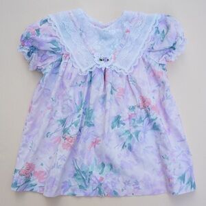 Vintage “Picture Perfect” 80's/90s Prarie Cottagecore Dress - Size 2T